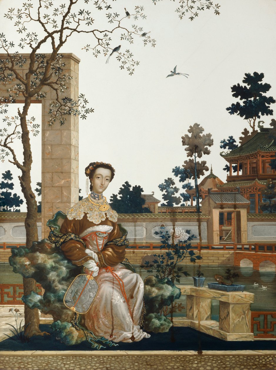"An Oriental Beauty", kiina, c1760 tekijältä Unbekannt