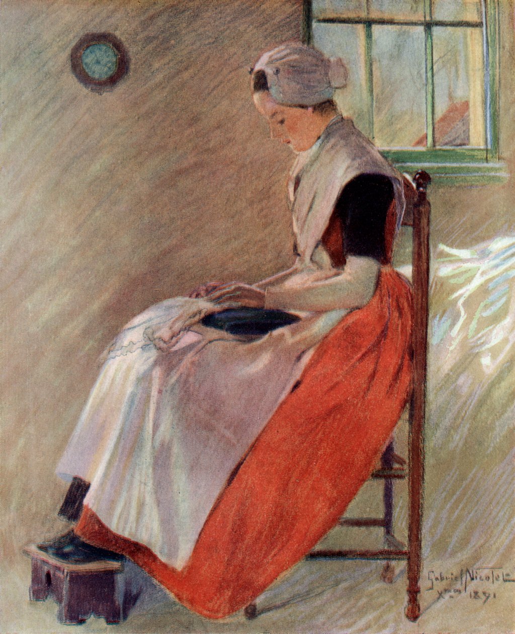 Amsterdamin orpo, 1901 tekijältä Unbekannt