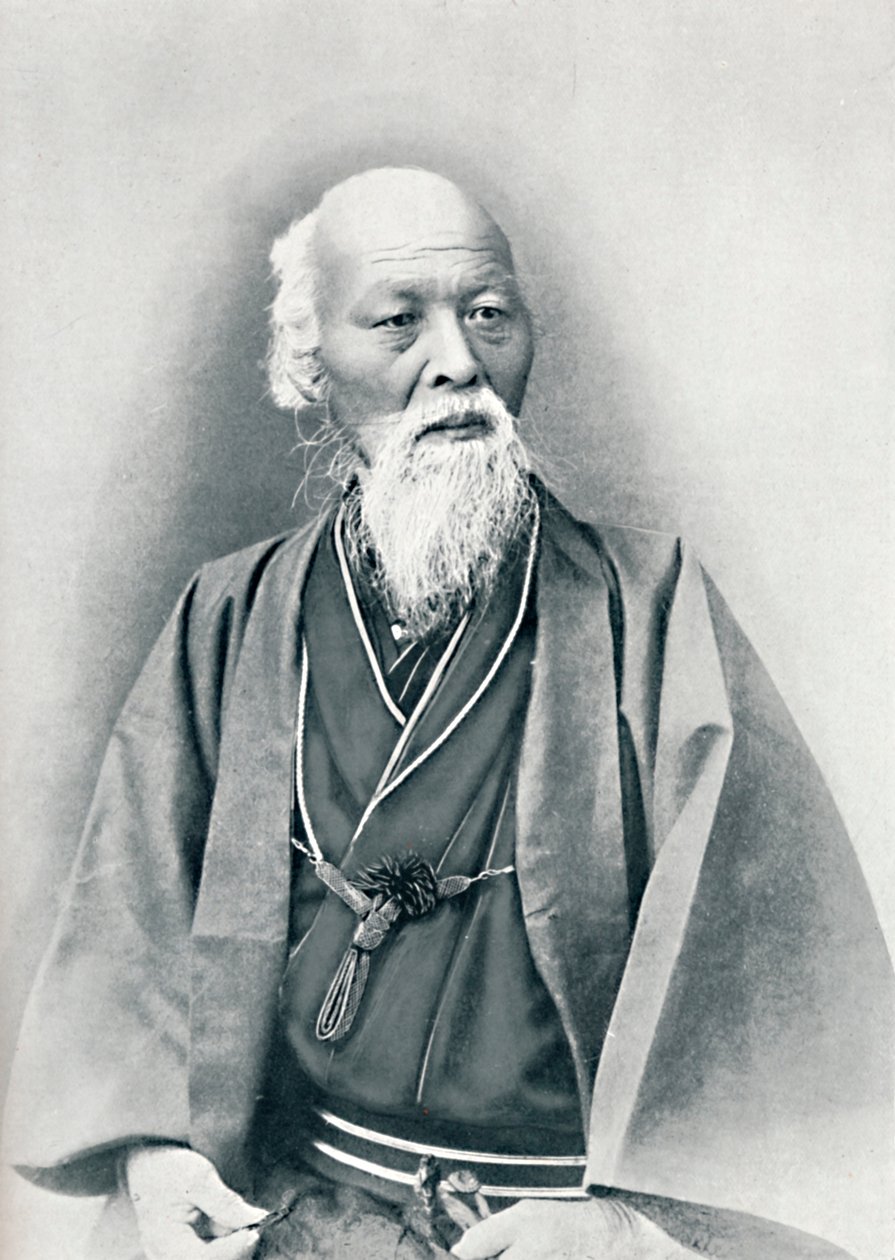 Iäkäs japanilainen lääkäri täydessä puvussa, 1902 tekijältä Unbekannt