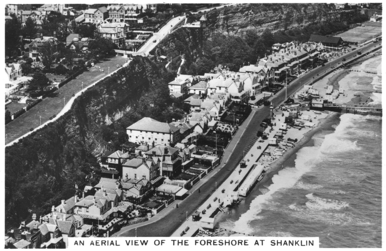 Arial-näkymä Shanklinin rannikosta, 1936 tekijältä Unbekannt