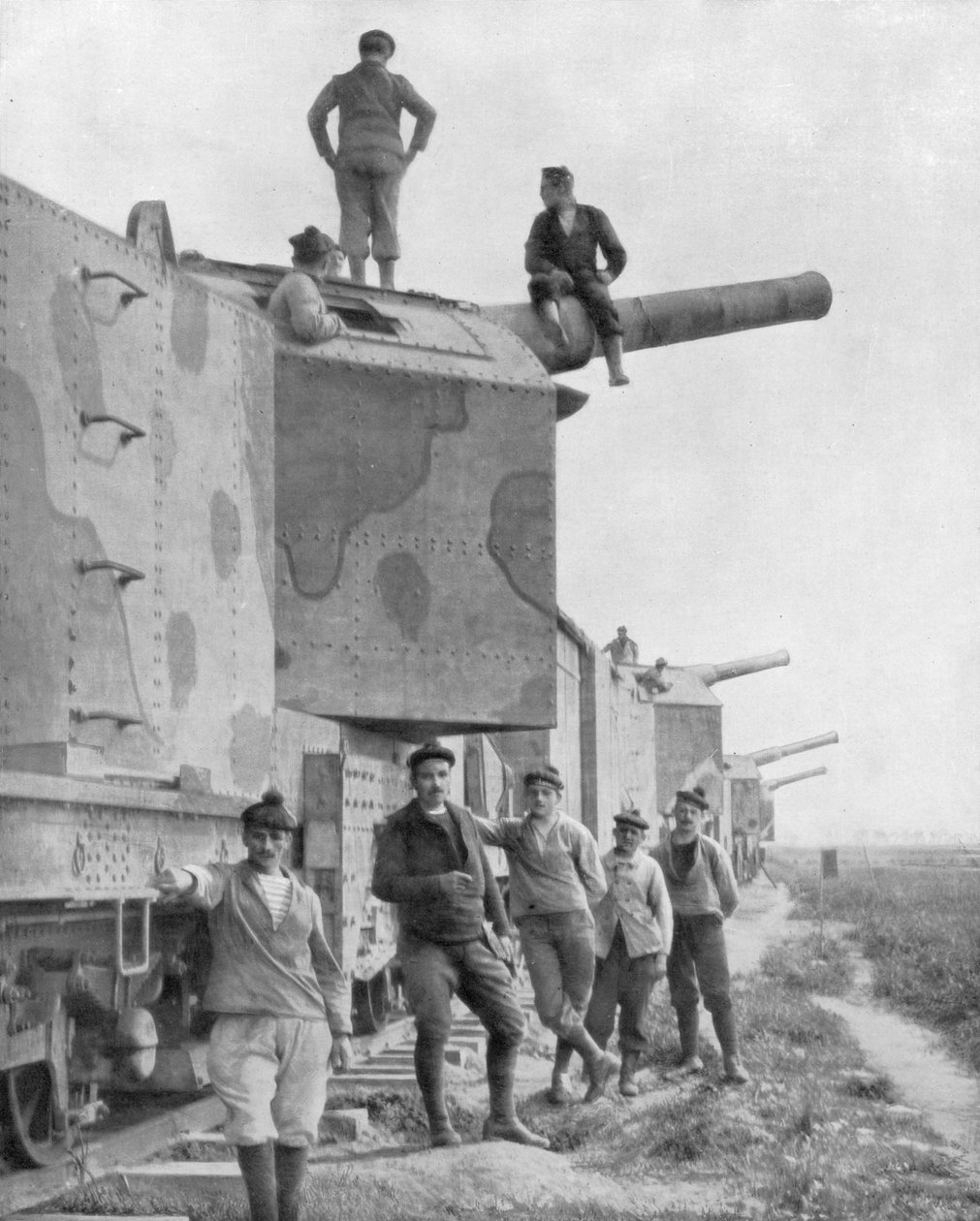 Panssaroitu junapatteri, 1918 tekijältä Unbekannt