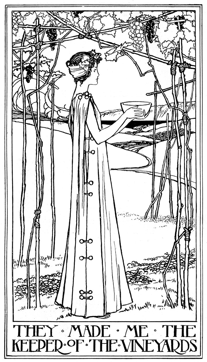 Kuvitus Salomon lauluun, 1899 tekijältä Unbekannt