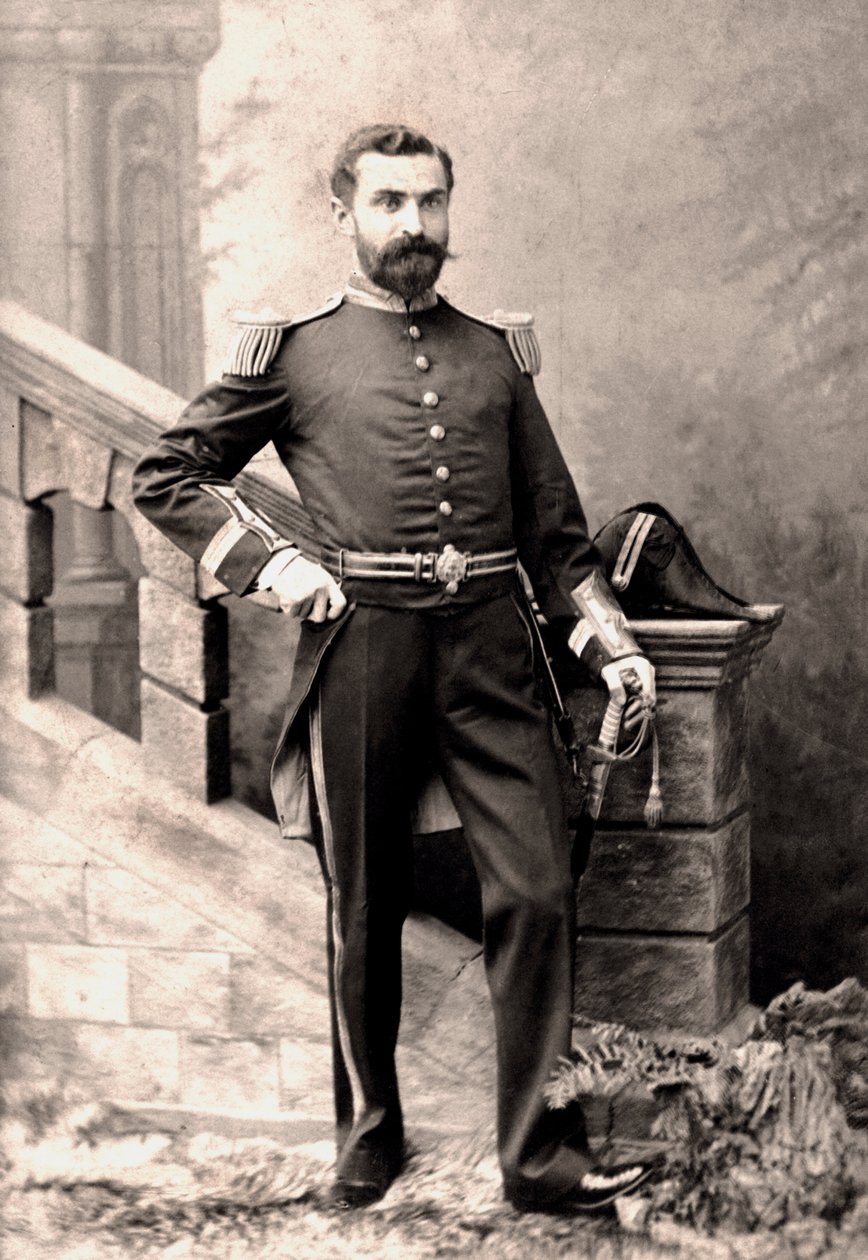 Upseeri täydessä univormussa, 1900-luvun alku tekijältä Unbekannt