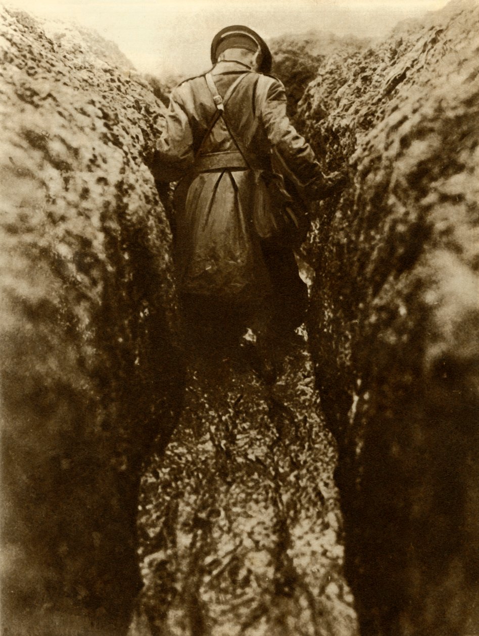 Upseeri juoksuhaudoissa, Ranska, ensimmäinen maailmansota, 1916, 1935. tekijältä Unbekannt