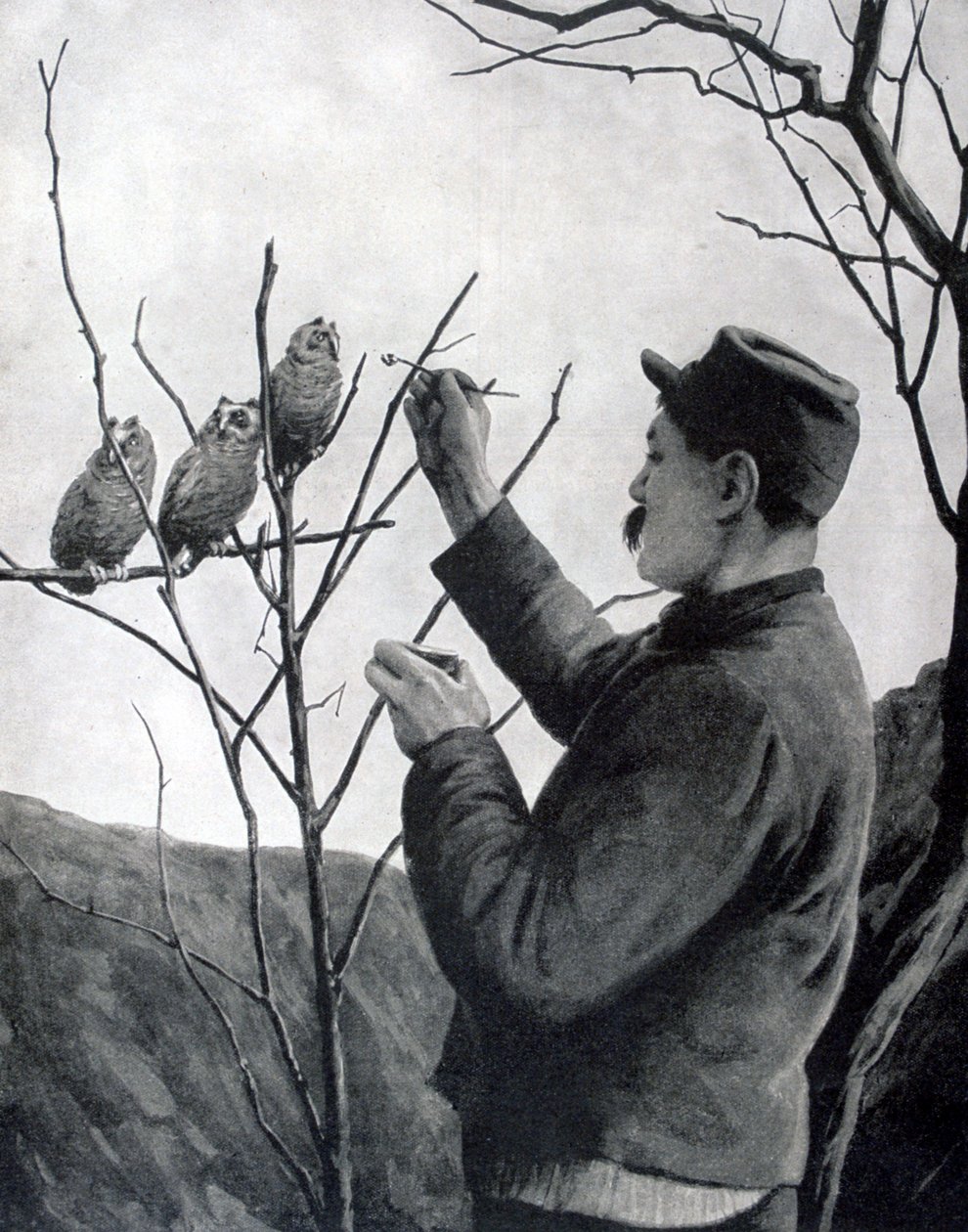 Alkuperäinen kaivannon koristelu, Ranska, ensimmäinen maailmansota, 1915 tekijältä Unbekannt