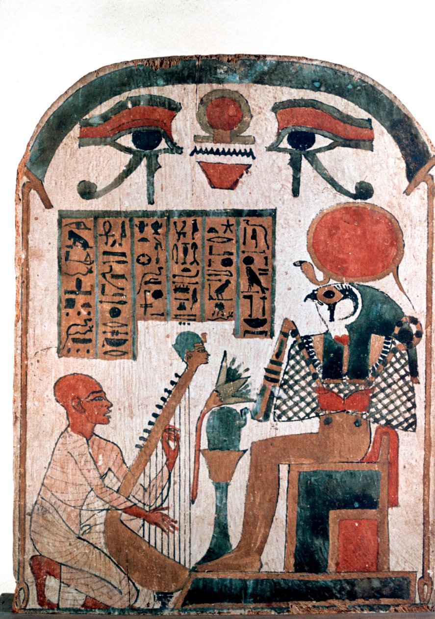 Muinainen egyptiläinen stele, 11.-10. vuosisadalla eKr tekijältä Unbekannt
