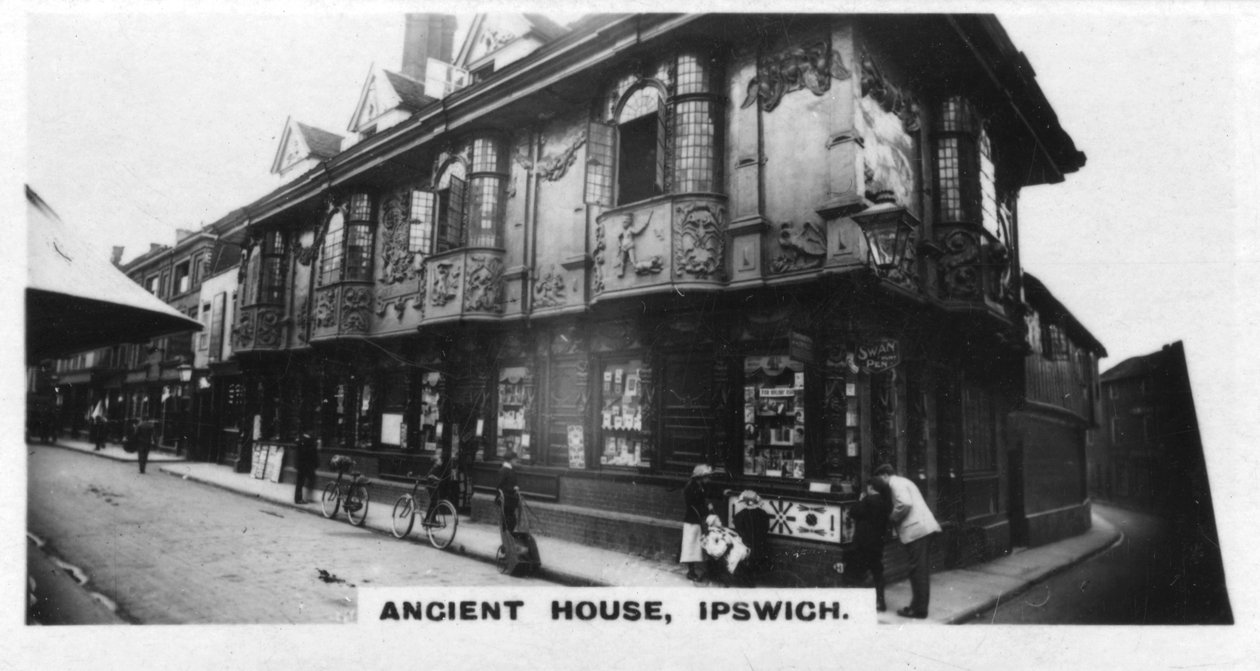 Muinainen talo, Ipswich, Suffolk, 1920-luku tekijältä Unbekannt