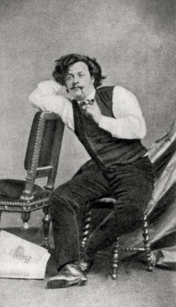 Andre Gill, ranskalainen karikaturisti, 1868 tekijältä Unbekannt