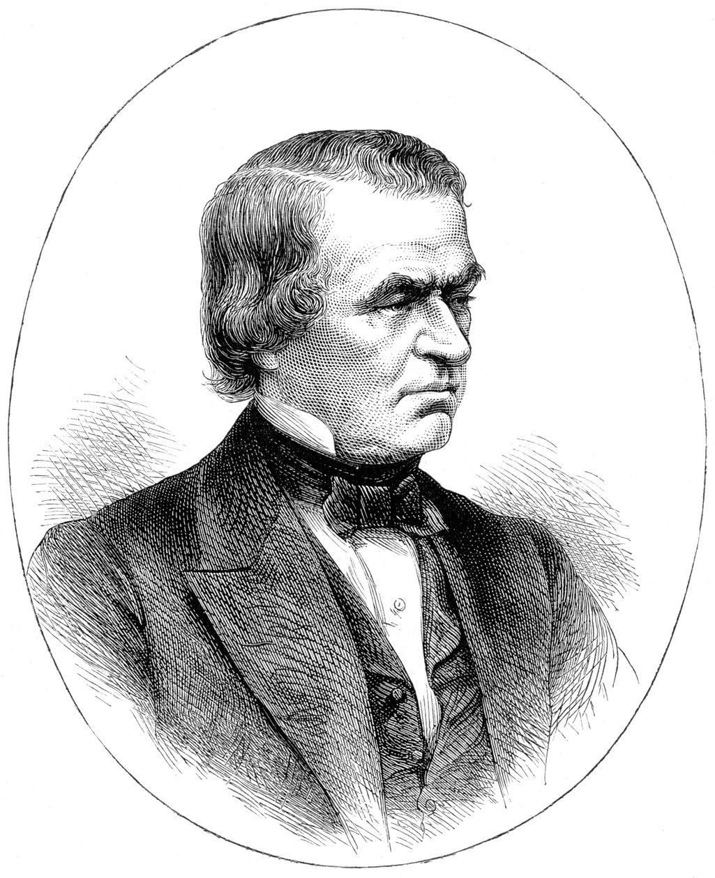 Andrew Johnson, Yhdysvaltain 16. presidentti, vuodelta 1880 tekijältä Unbekannt