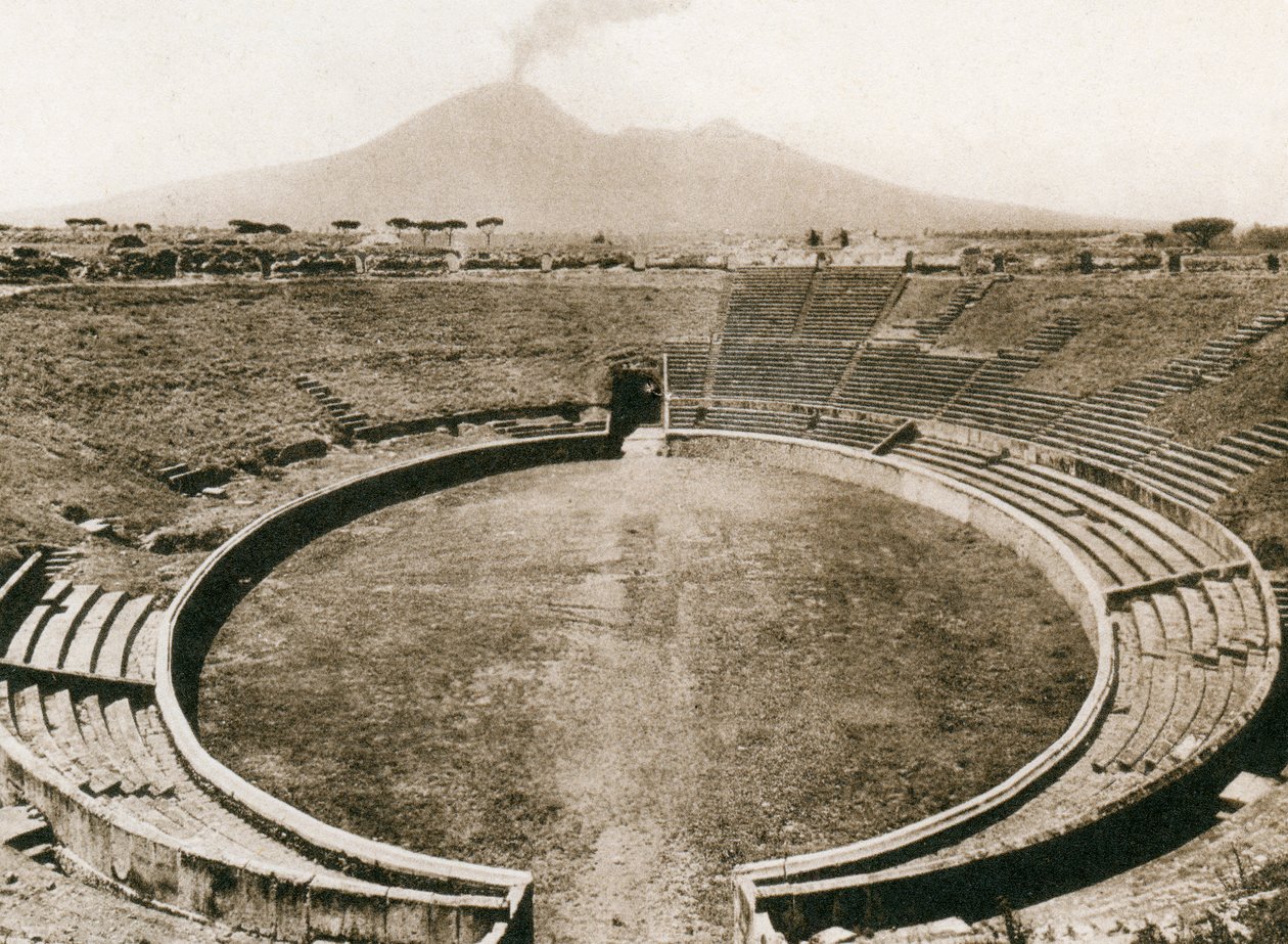 Anfiteatro, Pompei, Italia, 1900-luku tekijältä Unbekannt