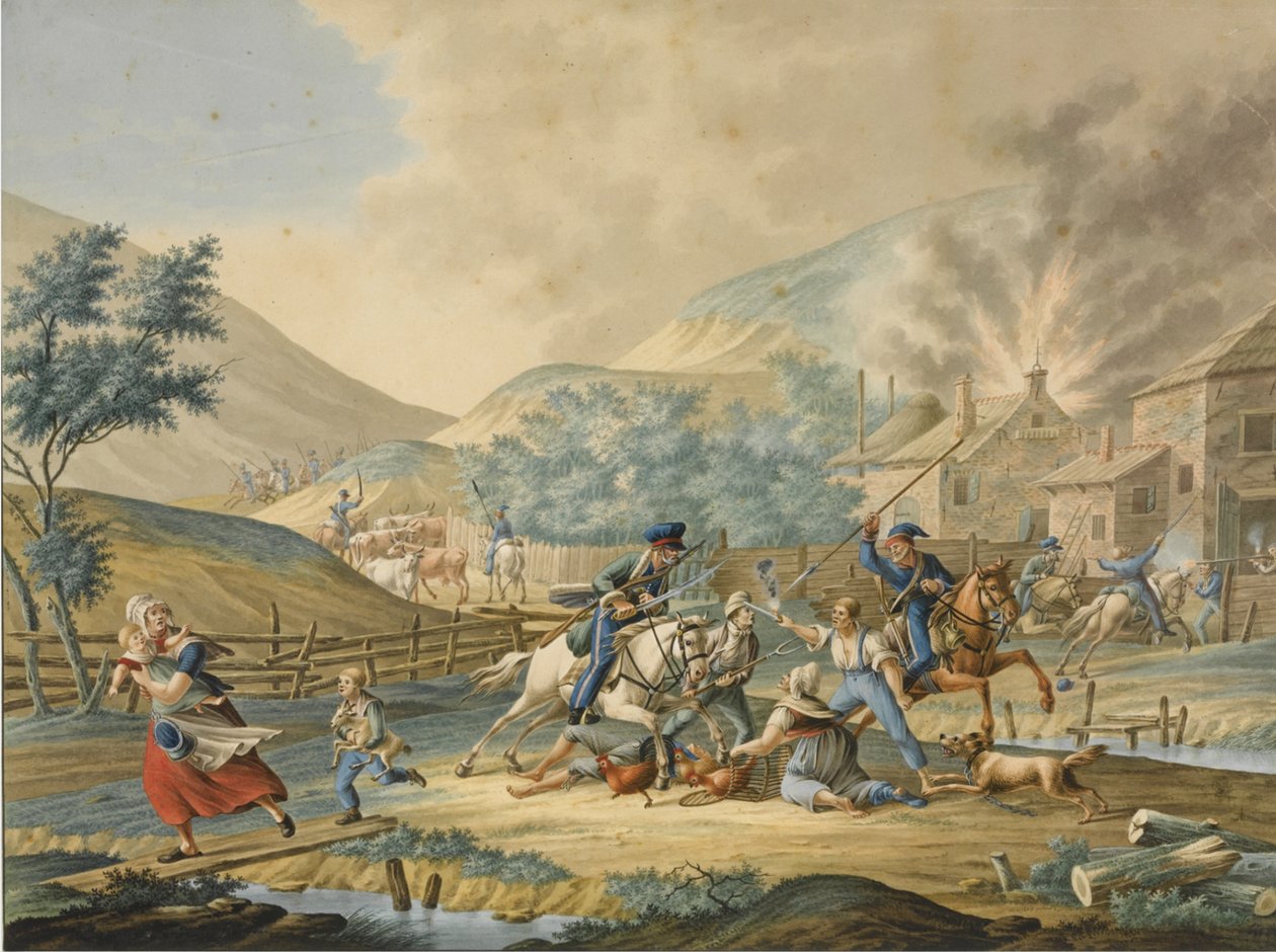 Englantilais-venäläinen hyökkäys Hollantiin vuonna 1799 tekijältä Unbekannt