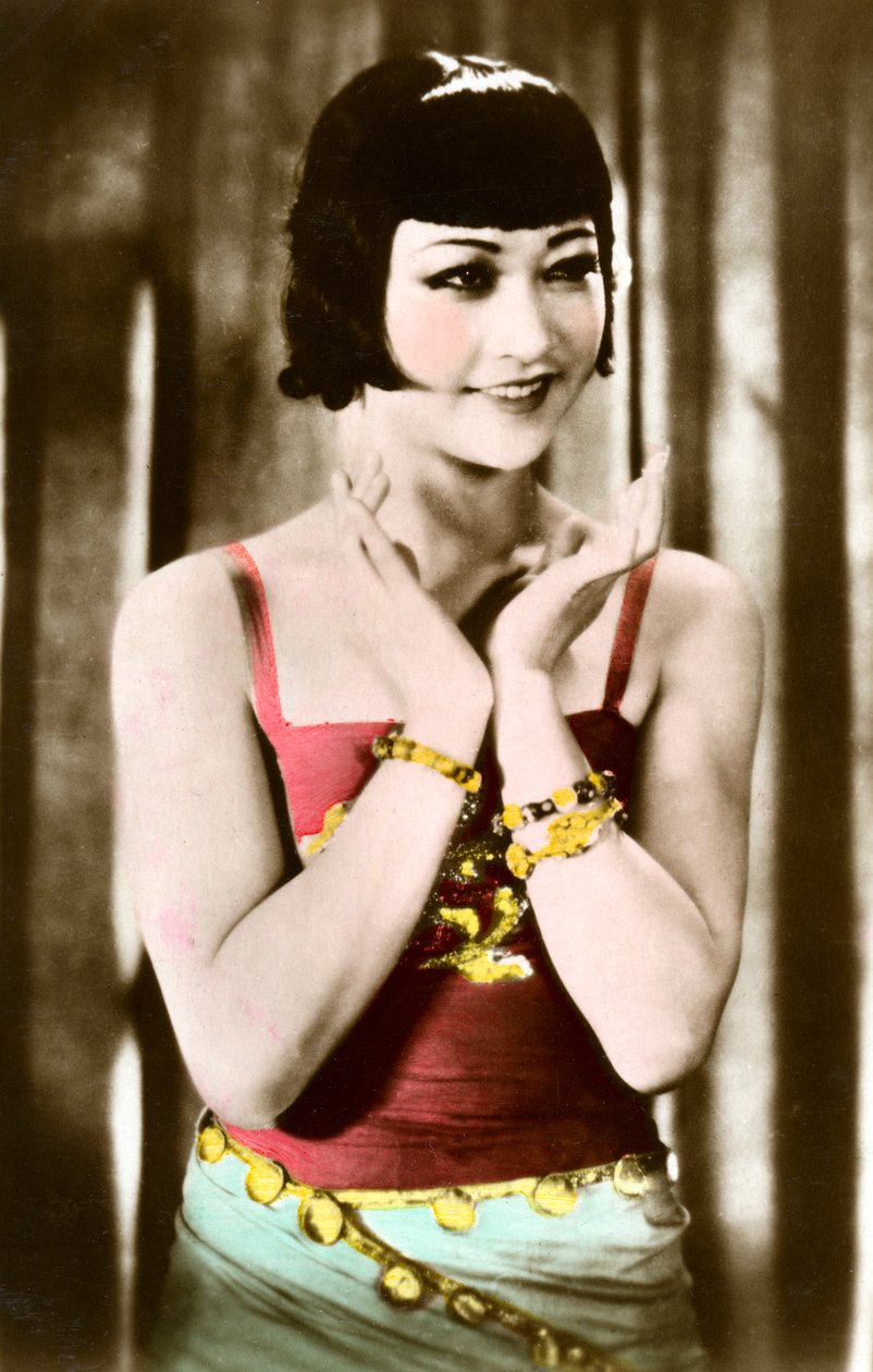 Anna May Wong 1905-1961, kiinalais-amerikkalainen näyttelijä, 1900-luku tekijältä Unbekannt