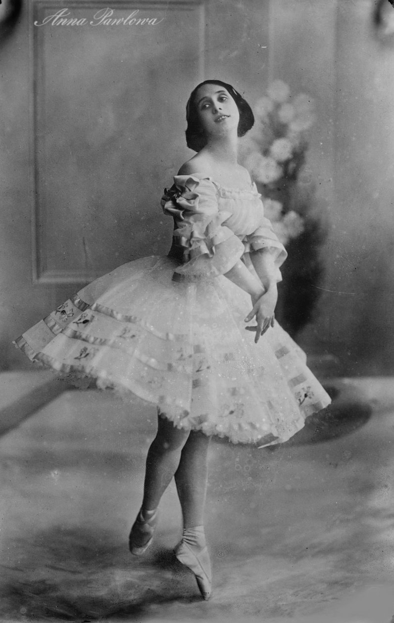 Anna Pavlova, venäläinen balerina, 1910-luku tekijältä Unbekannt