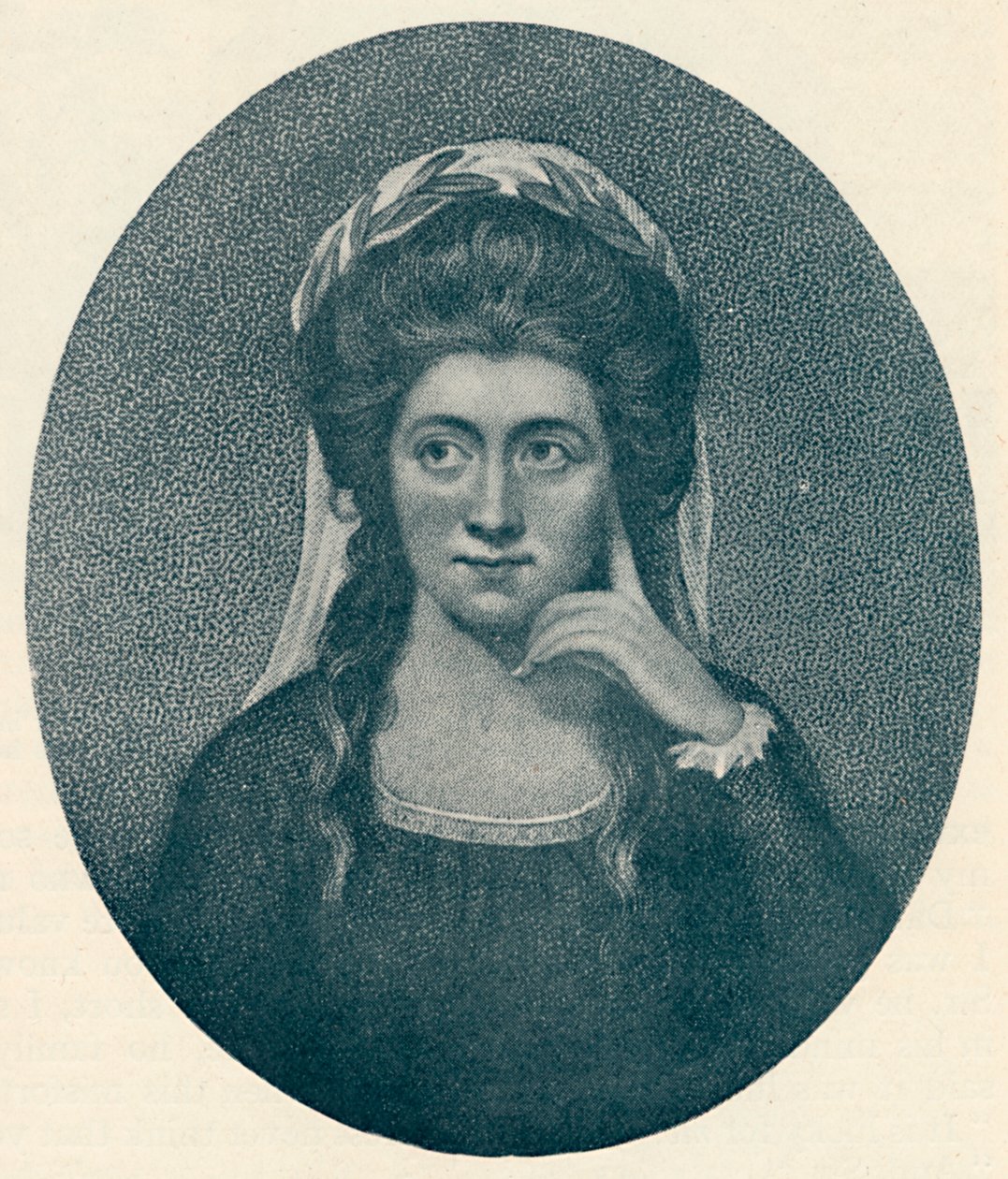 Anna Seward s. 1747, k. 1809, 1907 tekijältä Unbekannt