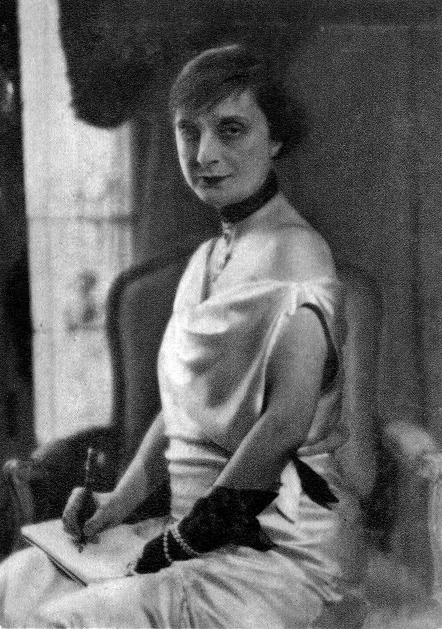 Anna de Noailles, ranskalainen kirjailija, 1930 tekijältä Unbekannt