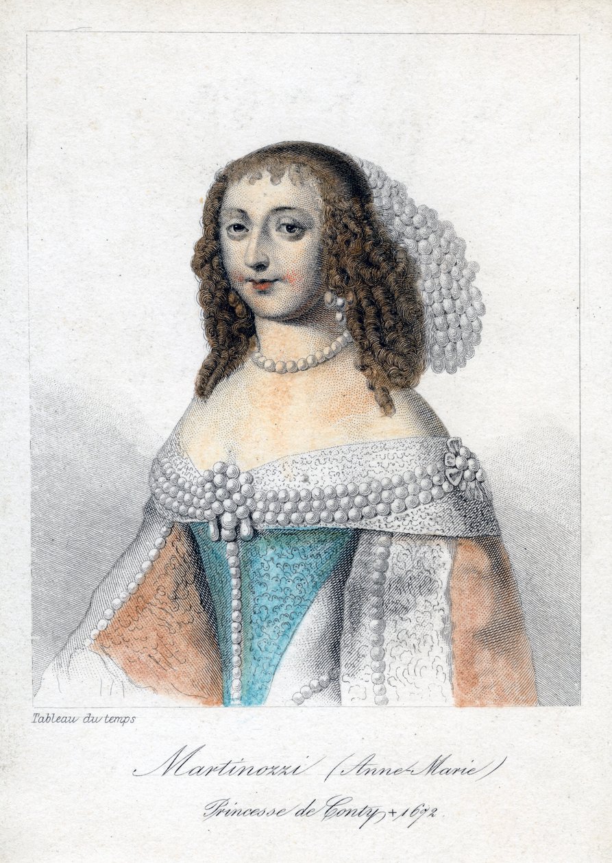 Anne Marie Martinozzi, 1600-luvun italialaissyntyinen ranskalainen aristokraatti tekijältä Unbekannt