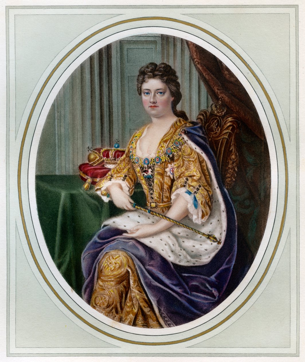 Anne, Ison-Britannian kuningatar, 1702-1714 1906 tekijältä Unbekannt