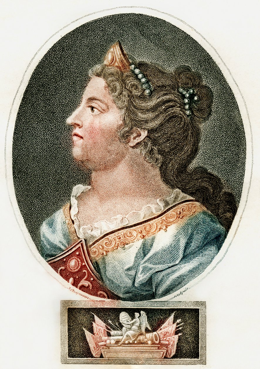 Anne, Ison-Britannian kuningatar, 1796 tekijältä Unbekannt