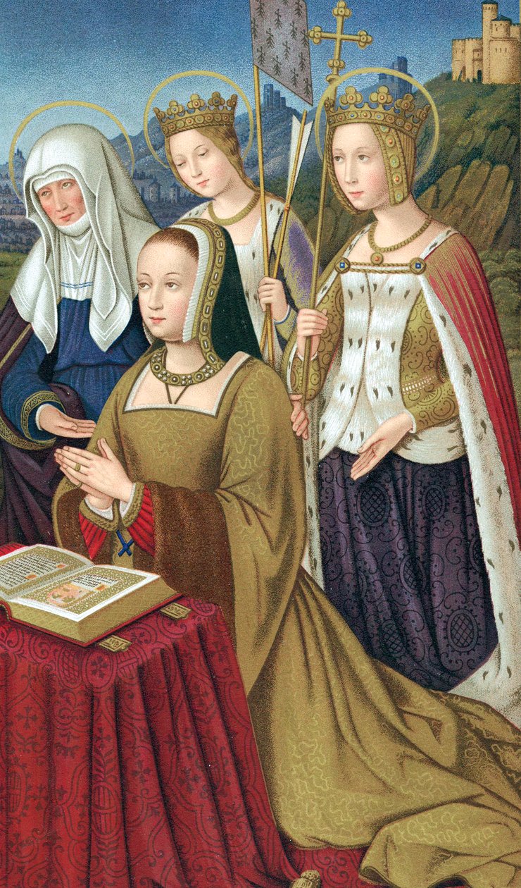 Anna Bretagnen 1476-1514, Bretagnen herttuatar ja Ranskan kuningatar tekijältä Unbekannt