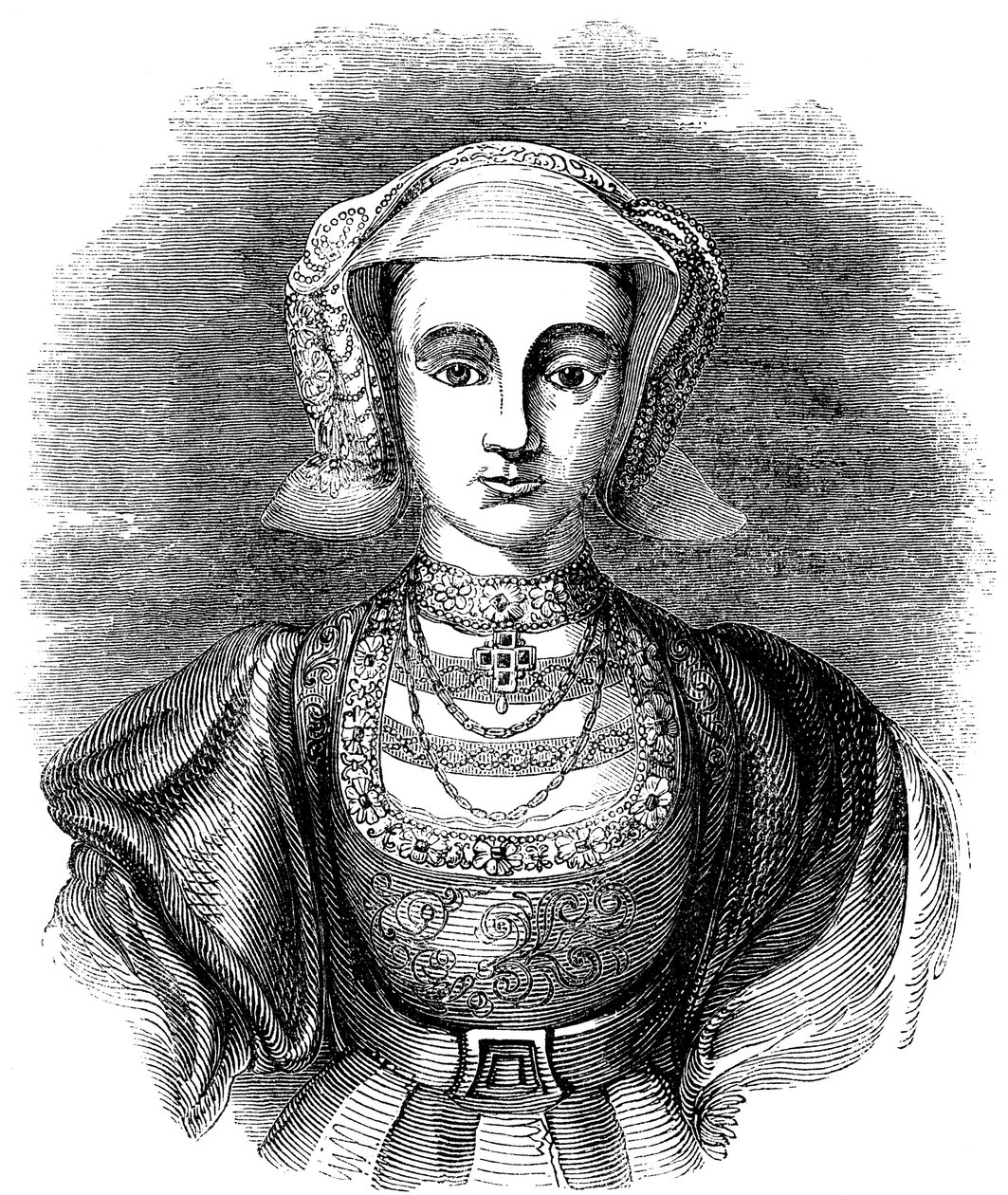Anne of Cleves 1515-1557, Englannin Henrik VIII:n neljäs vaimo, 1800-luku tekijältä Unbekannt