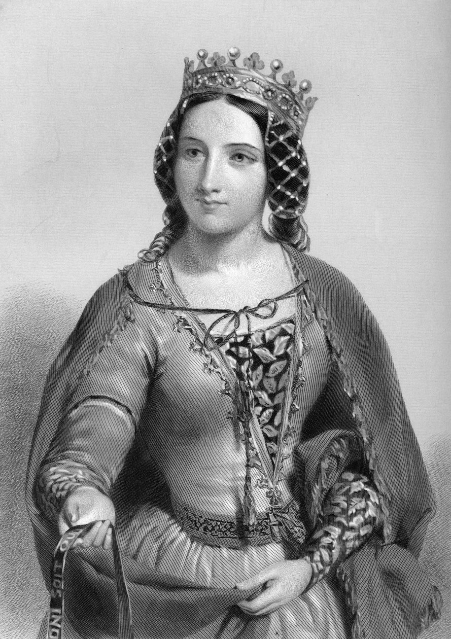 Anna of Warwick 1456-1485, kuningas Richard III:n kuningatar puoliso, 1851 tekijältä Unbekannt