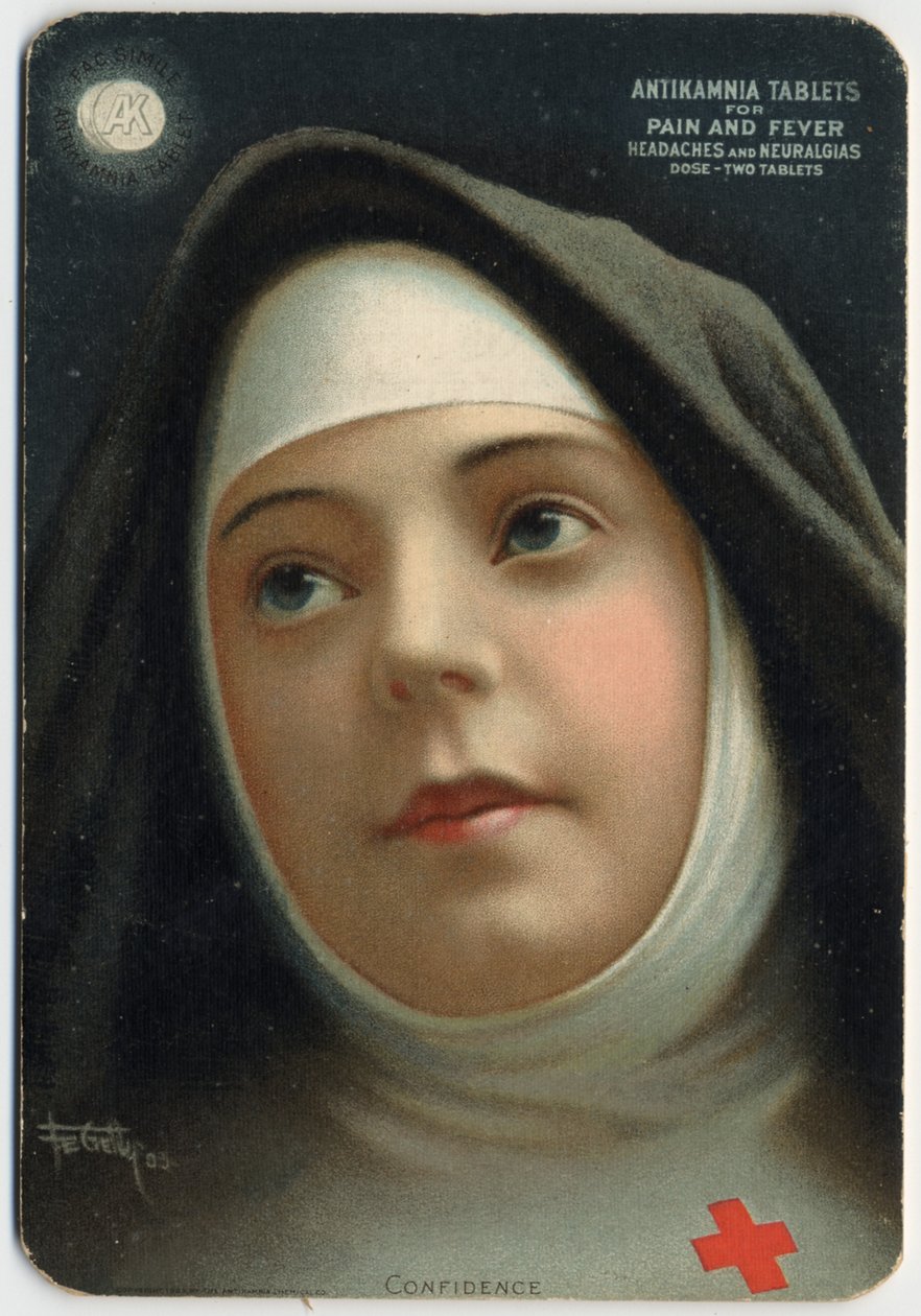 Antikamnia-päänsärkytabletit, 1890-luku tekijältä Unbekannt