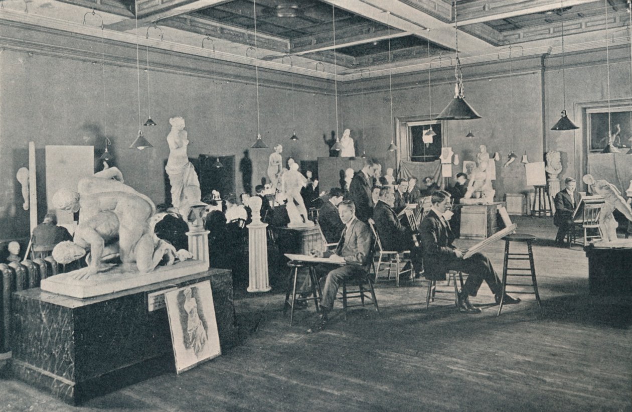 Antiikki- ja elämäkurssit Ontarion taidekorkeakoulussa Torontossa, 1913 tekijältä Unbekannt