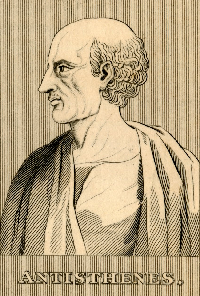 Antistenes, n. 445-365 eKr., 1830. tekijältä Unbekannt