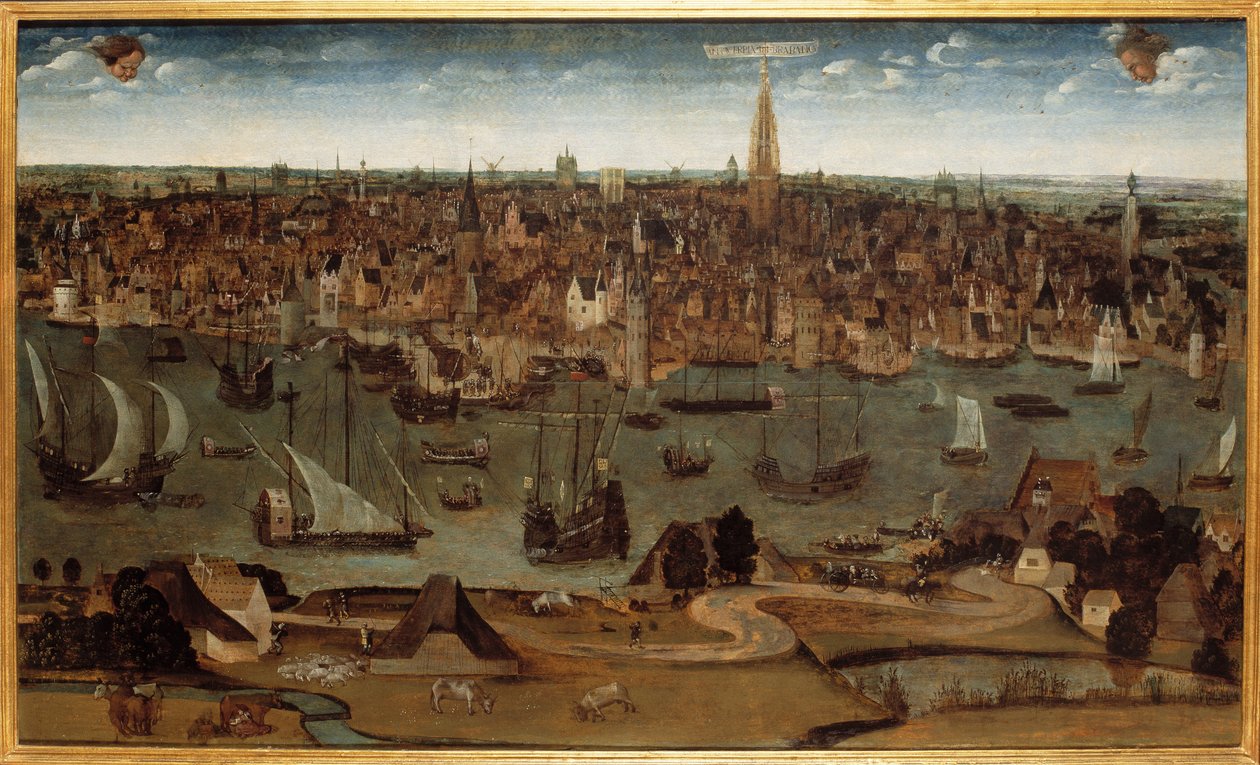 Antwerpia Brabanciassa, noin 1530. tekijältä Unbekannt