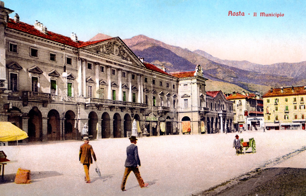 Aosta - Kaupungintalo, 1900-luku tekijältä Unbekannt