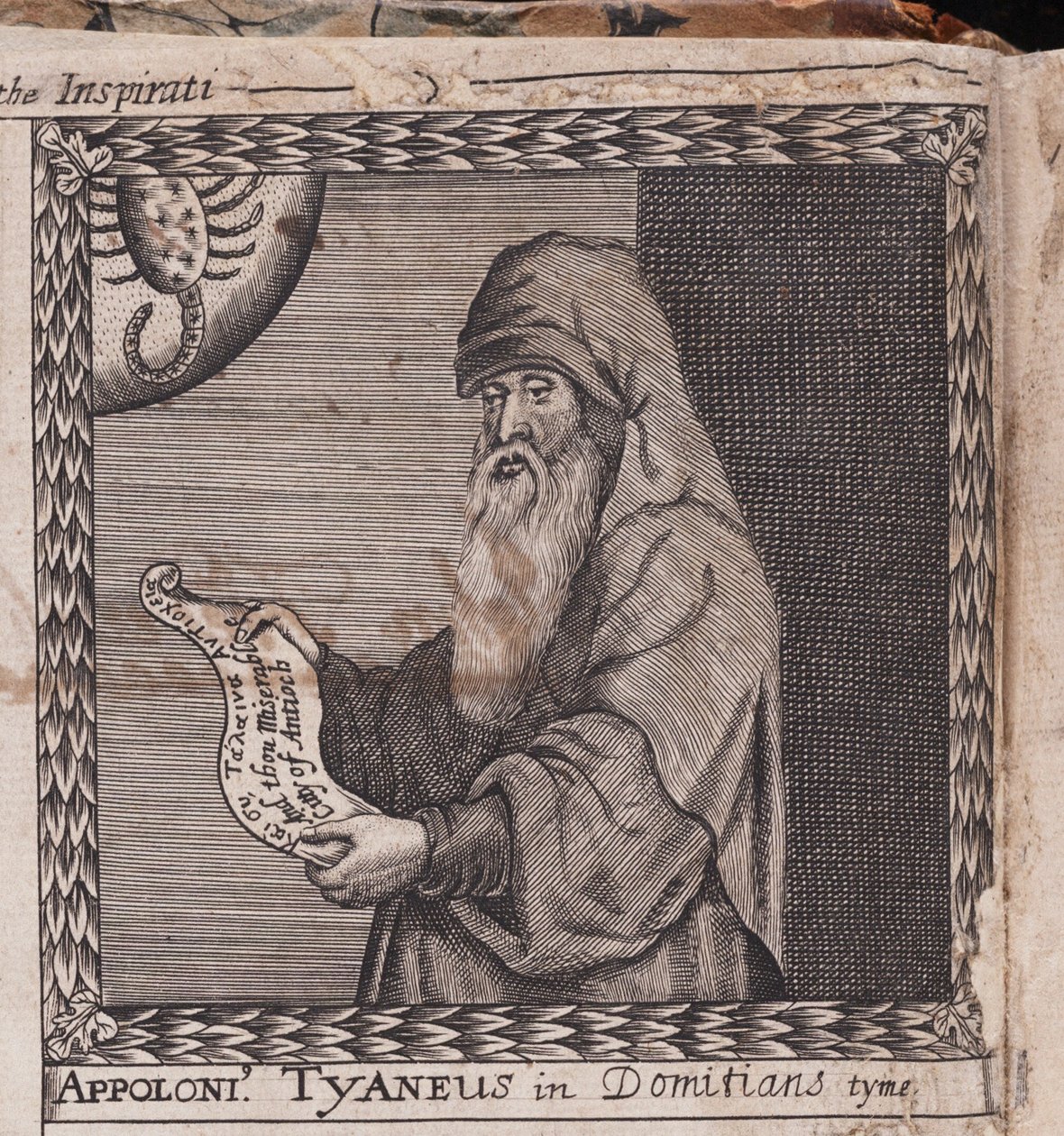 Apollonius of Tyana Alkaen: Inspirattien veljeskunta, 1659 tekijältä Unbekannt
