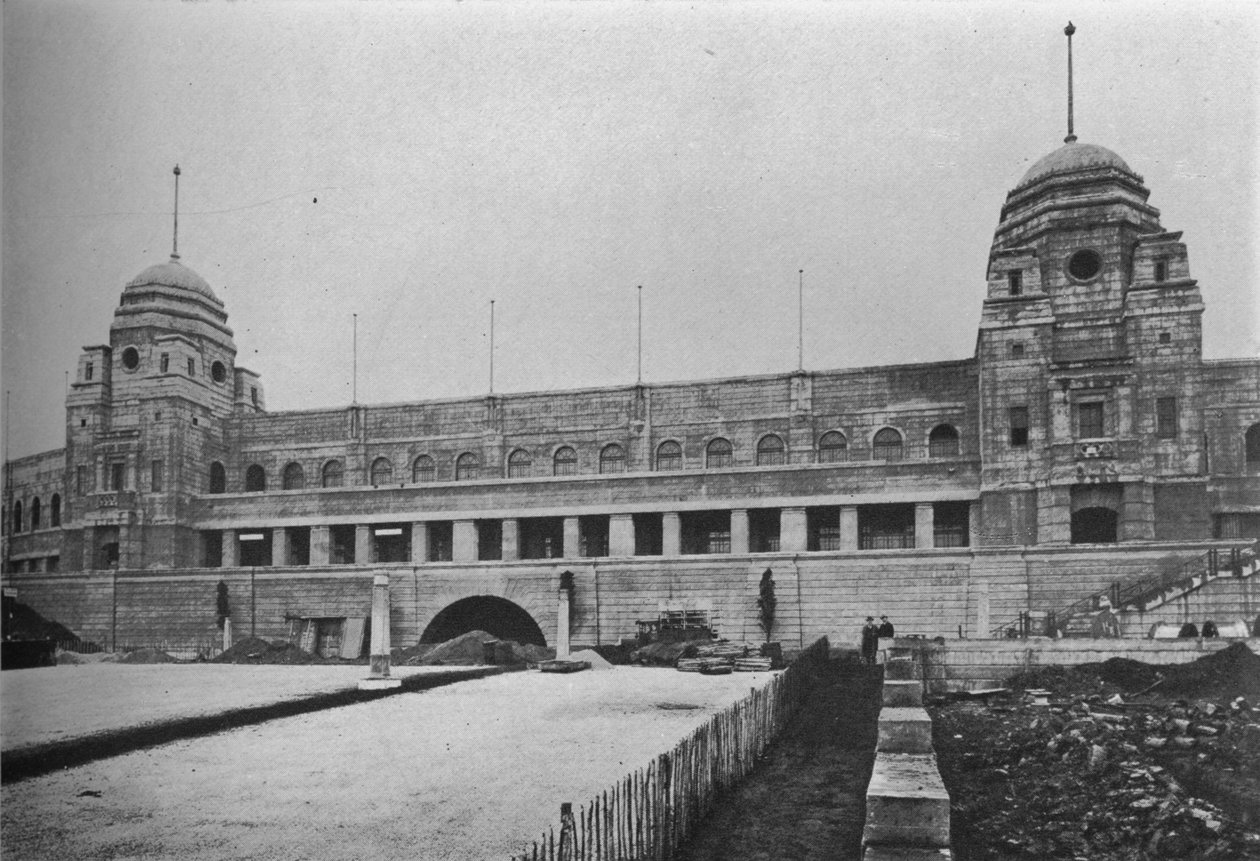 Wembley Stadiumin lähestyminen, British Empire -näyttely, Lontoo, 1924 tekijältä Unbekannt