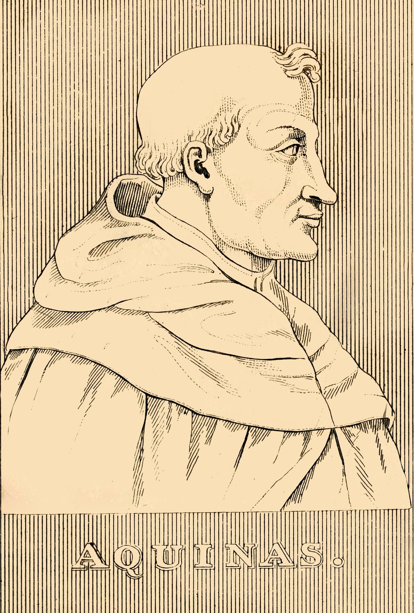 "Aquino", 1225-1274, 1830. tekijältä Unbekannt