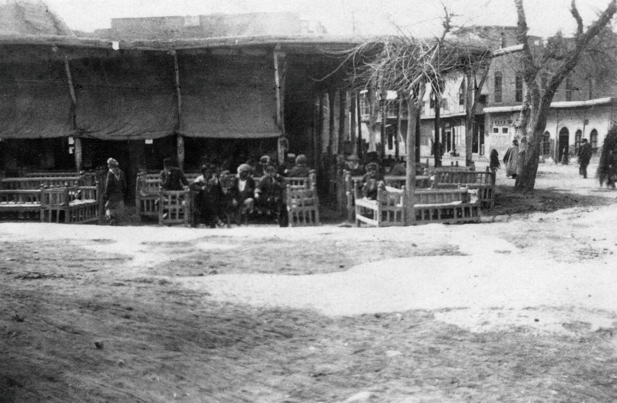 Arabikahvila, Bagdad, Mesopotamia, ensimmäinen maailmansota, 1918 tekijältä Unbekannt
