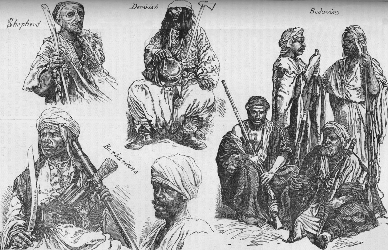 Soudanin arabit, 1881-85 tekijältä Unbekannt