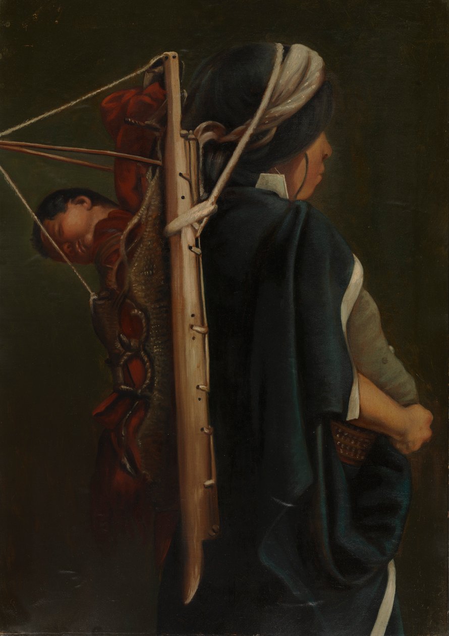 araukalainen nainen, n. 1890-1892. tekijältä Unbekannt