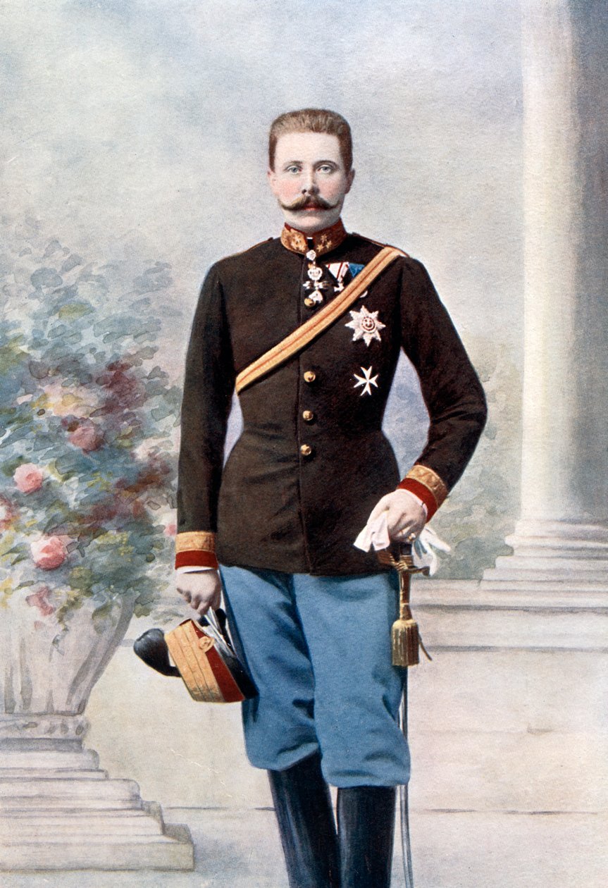 Itävallan arkkiherttua Franz Ferdinand, 1800-luvun loppu - 1900-luvun alku tekijältä Unbekannt