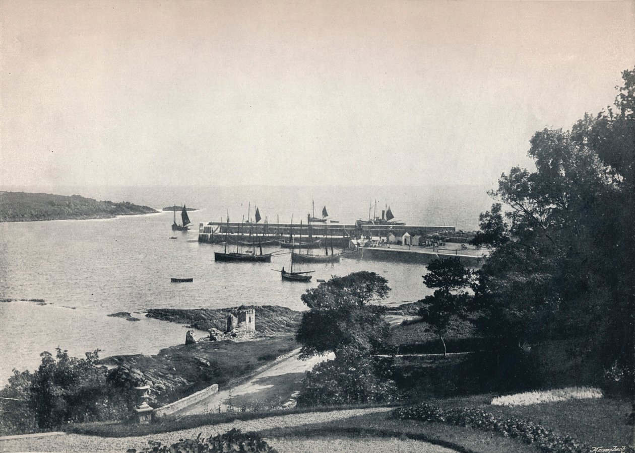 Ardglass - Yleisnäkymä satamaan, 1895 tekijältä Unbekannt