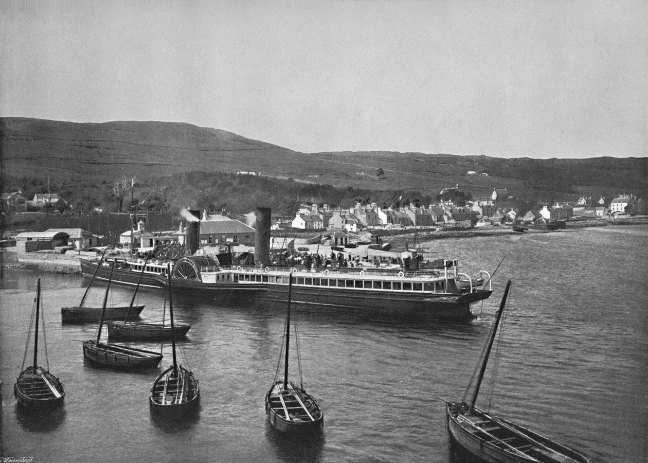 Ardrishaig - Steamer Columba Ardrishaig Quaylla, 1895 tekijältä Unbekannt