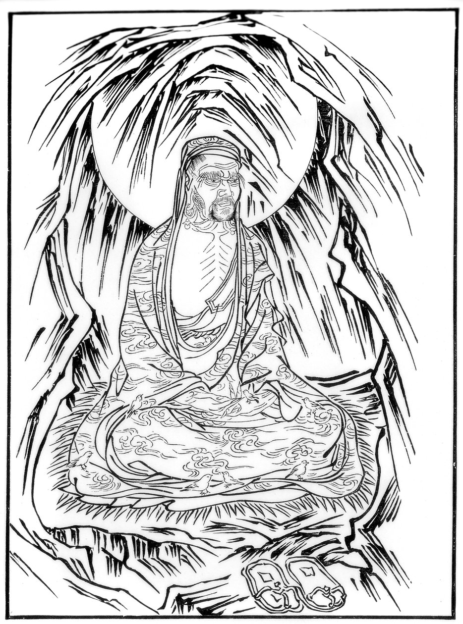 Arhat, Bhadra, 1400-luku 1886 tekijältä Unbekannt