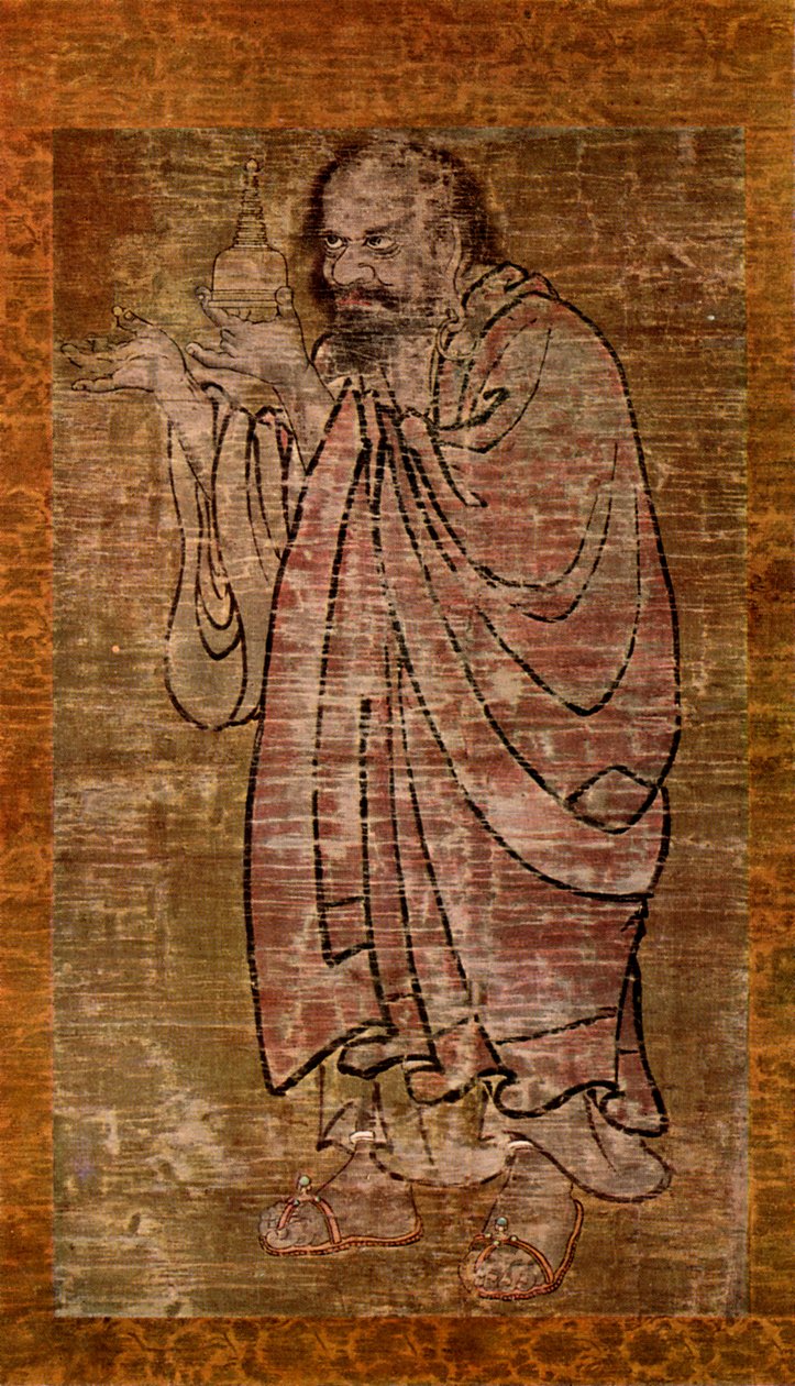 Arhat kädessään pyhäinjäännös, Kiina, Song-dynastia, c960-1279 1925 tekijältä Unbekannt