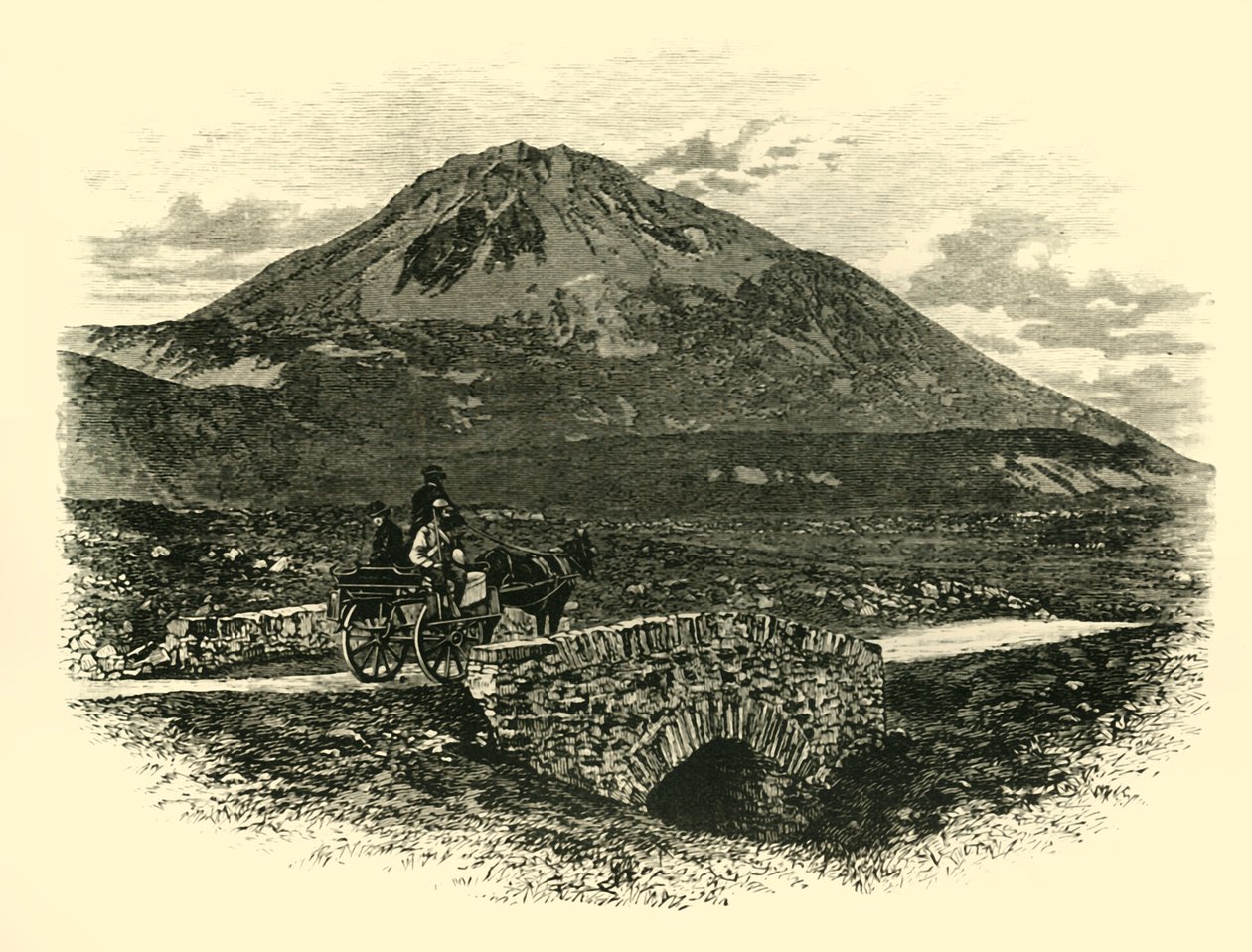 Arigal-vuori, 1898. tekijältä Unbekannt