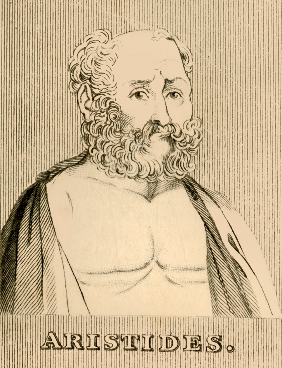 Aristides, 530-468 eKr., 1830. tekijältä Unbekannt