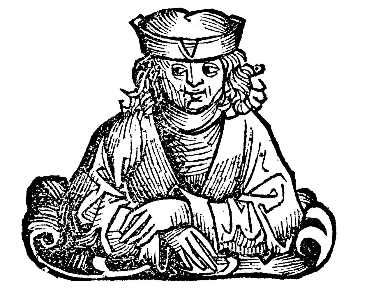Aristides the Just c530-c468 eKr., antiikin kreikkalainen ateenalainen sotilas ja valtiomies, 1493 tekijältä Unbekannt