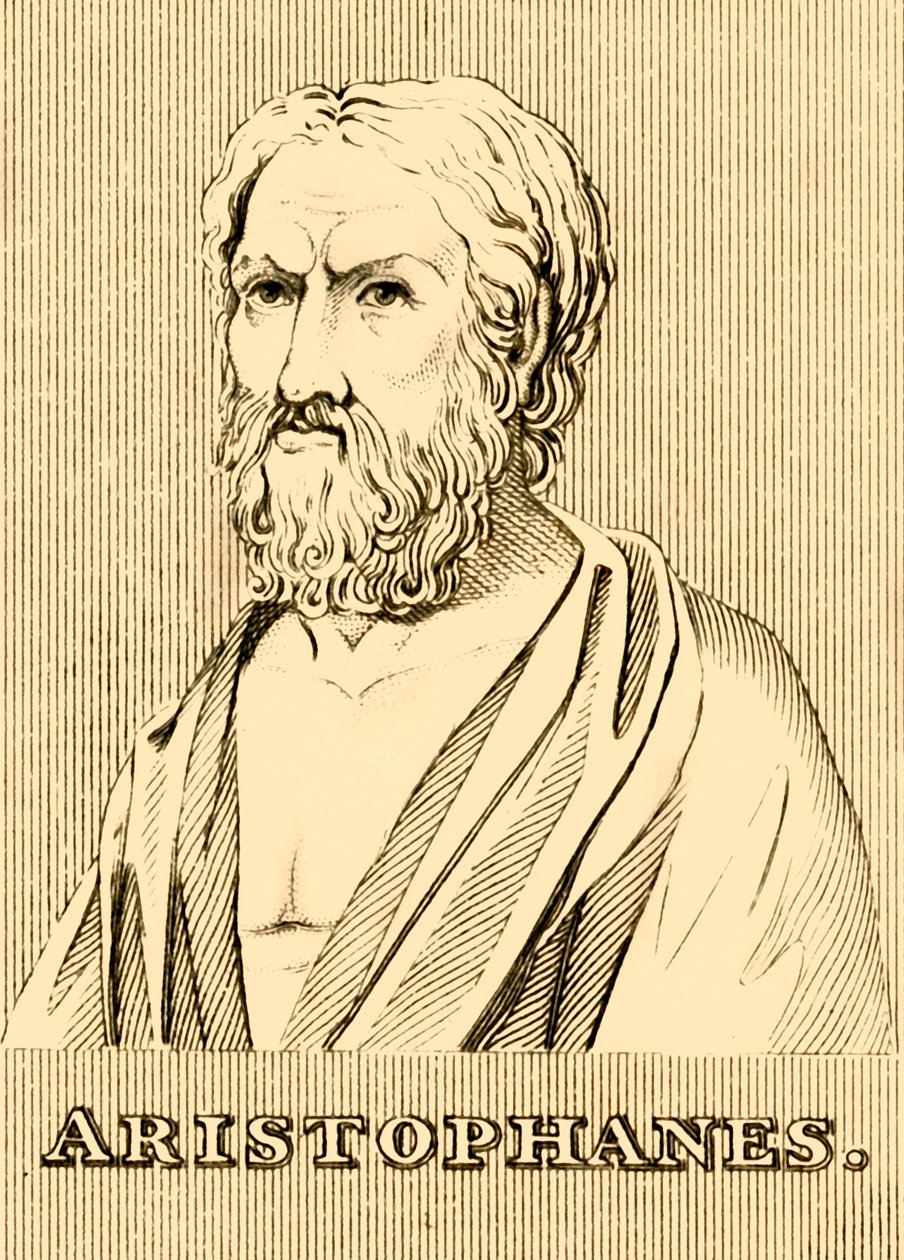 Aristophanes, 460-380 eKr., 1830. tekijältä Unbekannt