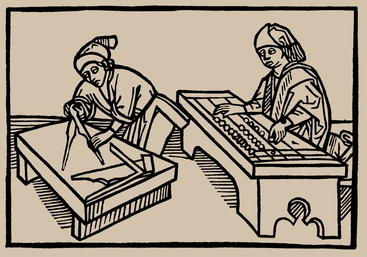 Aritmetiikka ja geometria. Rodericus Zamorensisin ihmiselämän peilistä, 1479 tekijältä Unbekannt