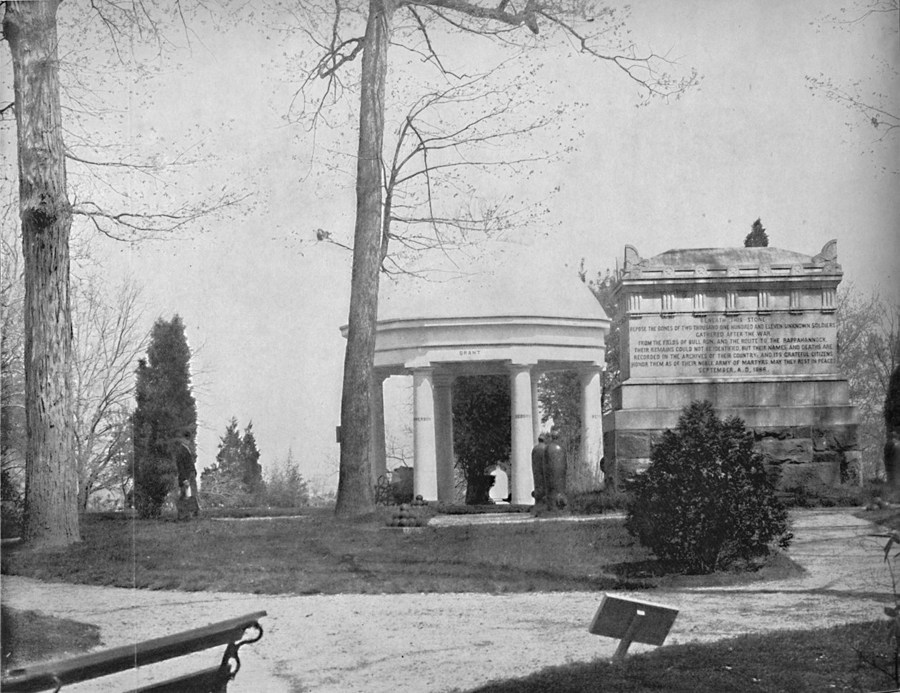 Arlingtonin kansallinen hautausmaa, Washington, D.C., n. 1897. tekijältä Unbekannt