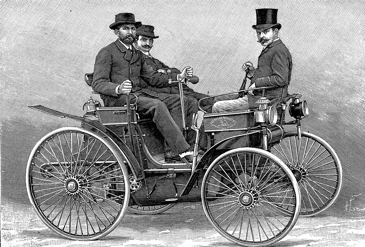 Armand Peugotsin ensimmäinen auto, 1890 tekijältä Unbekannt