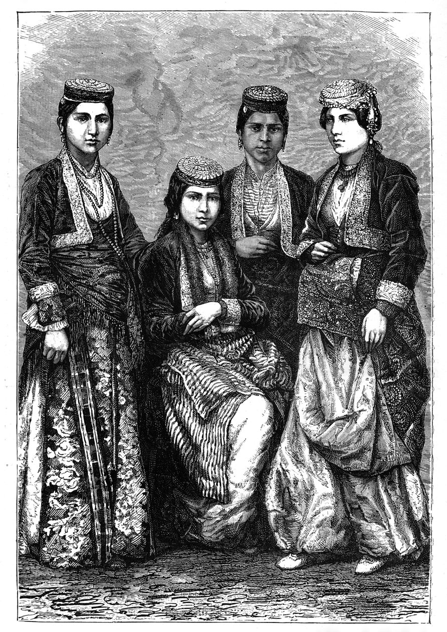 Armenian naiset, c1890 tekijältä Unbekannt