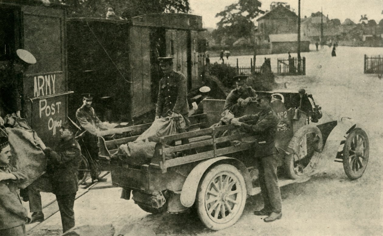 Armeijan posti, ensimmäinen maailmansota, c1915, c1920. tekijältä Unbekannt